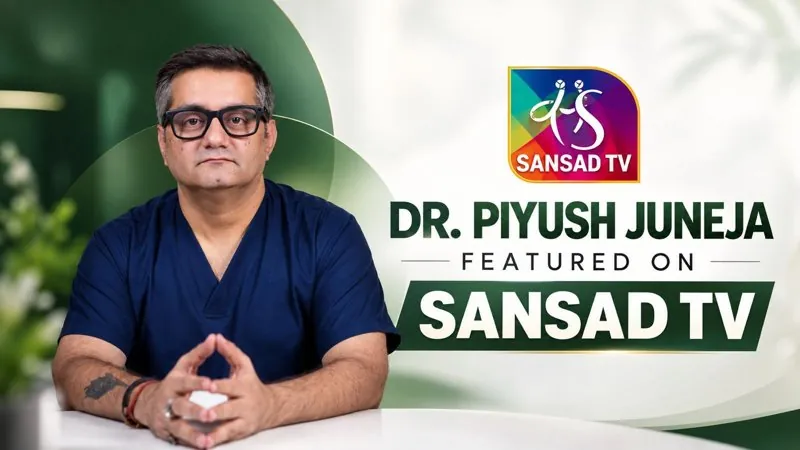 Dr. Piyush Juneja featured on Sansad TV