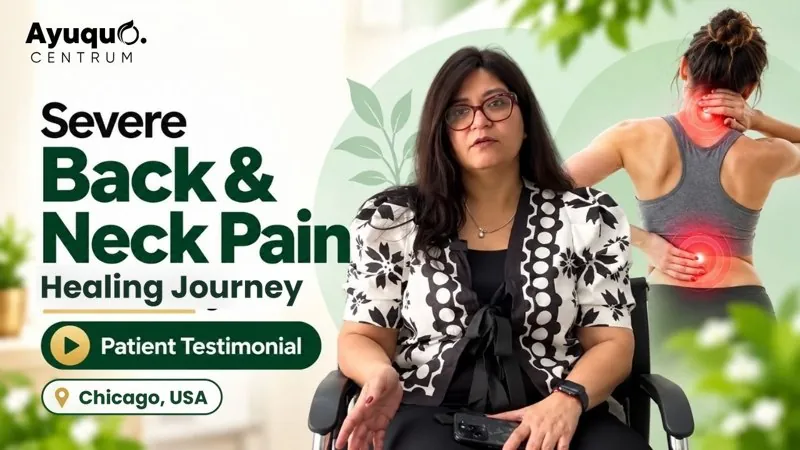 Back and neck pain healing journey, patient testimonial, Chicago, USA